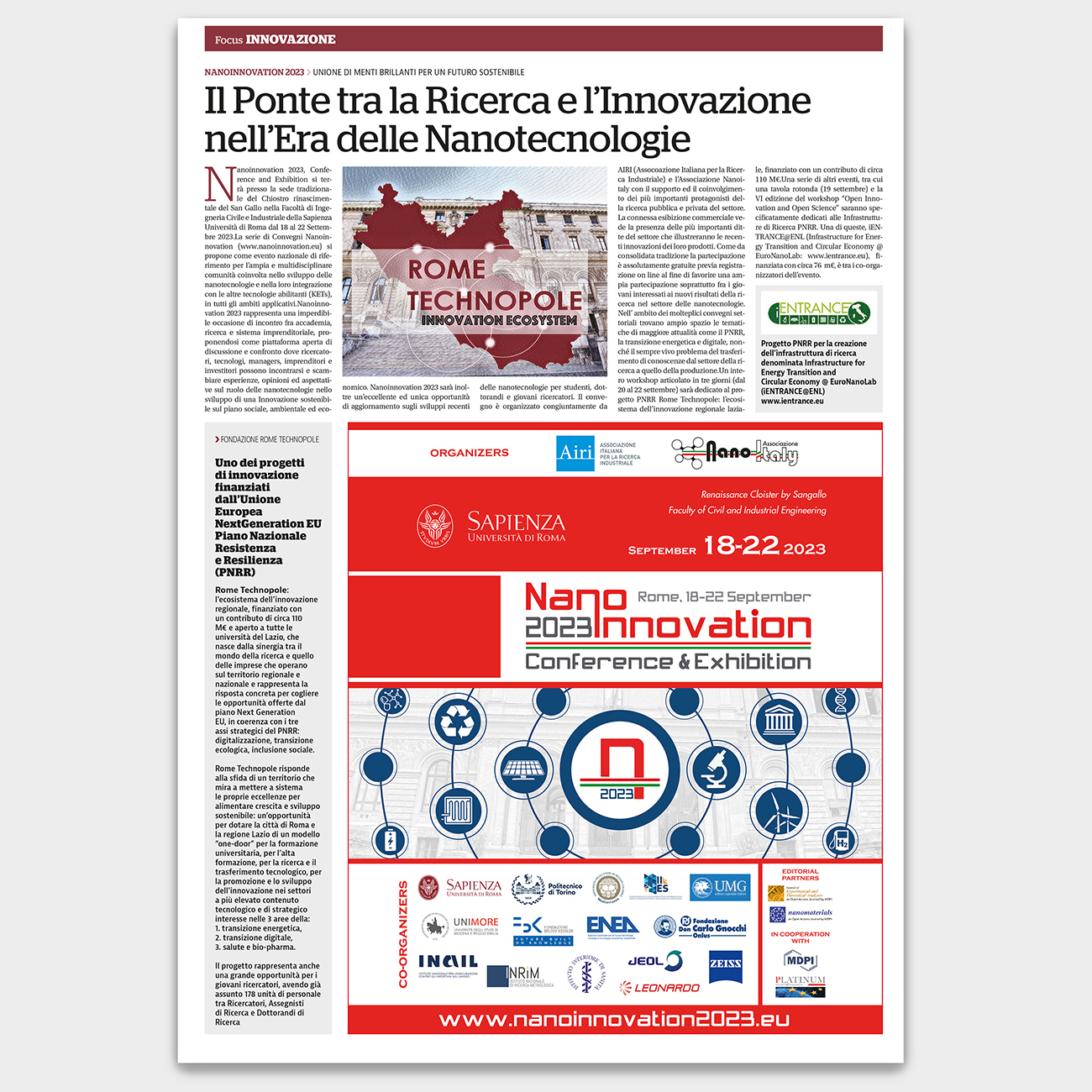 Nanoinnovation Repubblica 1300